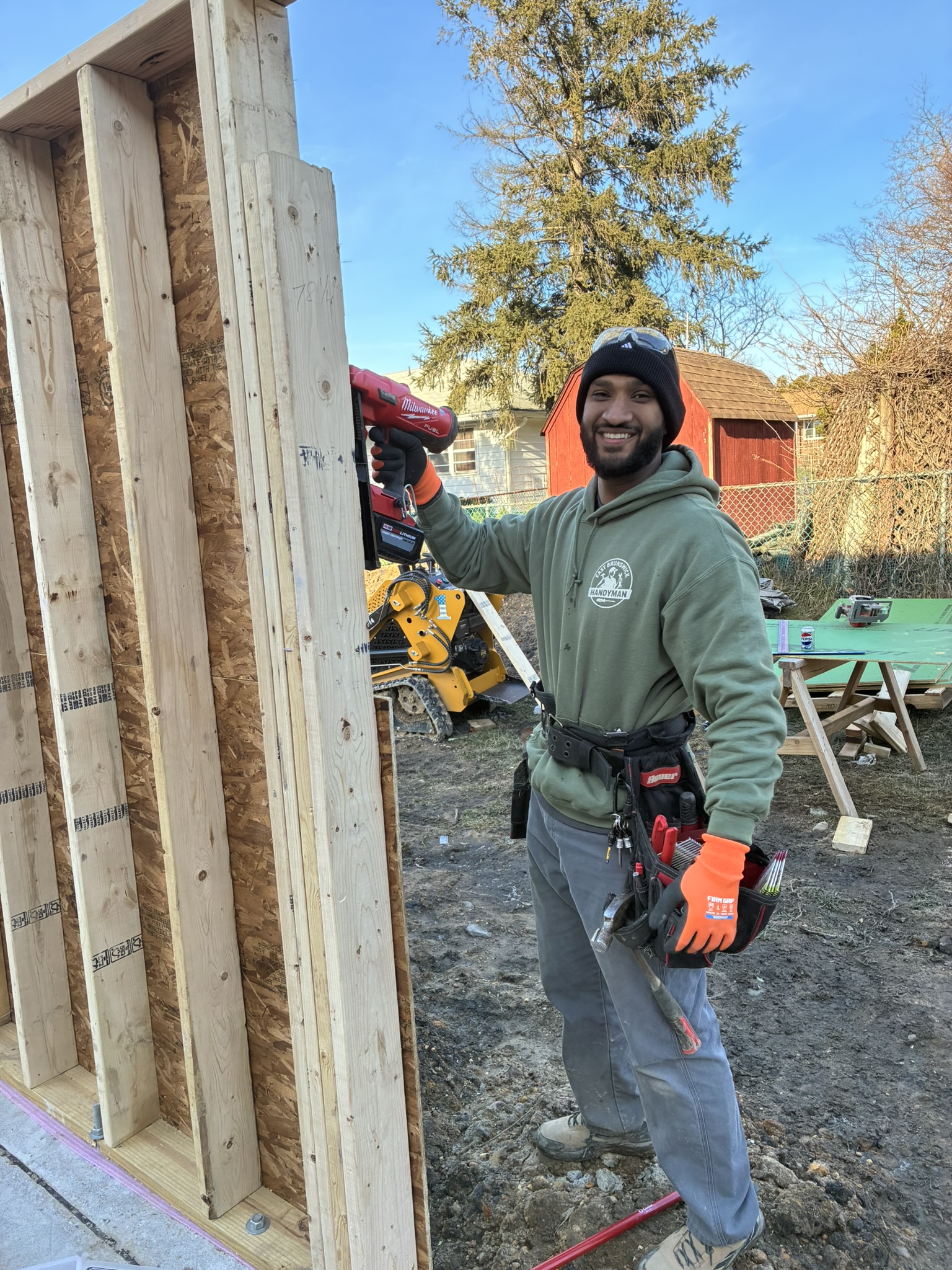 Professional handyman at work in Monmouth County
